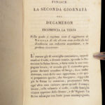 Il Decamerone – Giovanni Boccaccio – 1815 | 2 volumes, Fine Binding