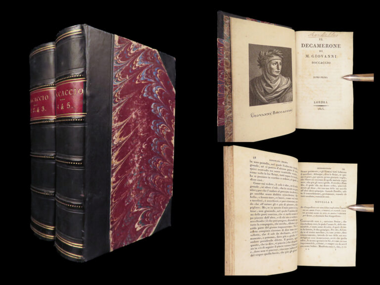 Image of Il Decamerone – Giovanni Boccaccio – 1815 | 2 volumes, Fine Binding