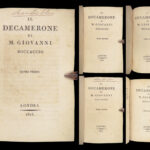 Il Decamerone – Giovanni Boccaccio – 1815 | 2 volumes, Fine Binding