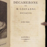 Il Decamerone – Giovanni Boccaccio – 1815 | 2 volumes, Fine Binding