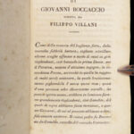 Il Decamerone – Giovanni Boccaccio – 1815 | 2 volumes, Fine Binding