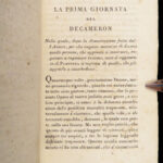 Il Decamerone – Giovanni Boccaccio – 1815 | 2 volumes, Fine Binding