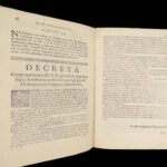 Decreta Synodi Dioecesanae – Catholic Church – 1699 | Florentine Council Decrees in Vellum