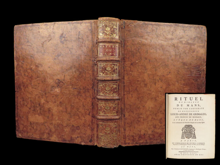 Image of Rituel du Diocèse du Mans – Catholic Church – 1775 | First Edition Latin Rituals