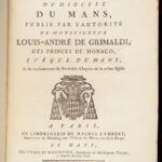 Rituel du Diocèse du Mans – Catholic Church – 1775 | First Edition Latin Rituals