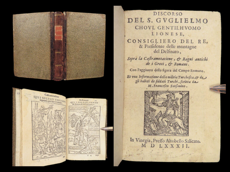 Image of Discorso – Du Choul – 1582 | Roman Military & Baths, Turks | Illustrated
