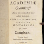 Praelectiones Academicae – Henry Dodwell – 1692 | First Edition, Ancient Rome Lectures