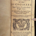 1674 Italian Cookbook –  Epulario | Early Recipes + 1832 Art of Preserving Food