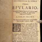 1674 Italian Cookbook –  Epulario | Early Recipes + 1832 Art of Preserving Food