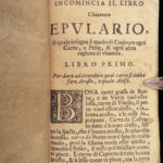 1674 Italian Cookbook –  Epulario | Early Recipes + 1832 Art of Preserving Food
