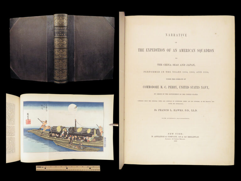 Image of Narrative of the Expedition – Perry – 1857 | Japan Voyages & Maps