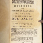 Histoire de Ferdinand Alvarez de Tolede – Antonio Osorio – 1699 | Duke of Alba | 2v