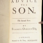The Works of Francis Osborne – 1682 | Essays | Queen Elizabeth & Advice to Son