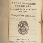 Opuscula Mythologica – Thomas Gale – 1671 | First Edition | Classical Mythology