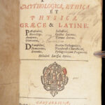 Opuscula Mythologica – Thomas Gale – 1671 | First Edition | Classical Mythology