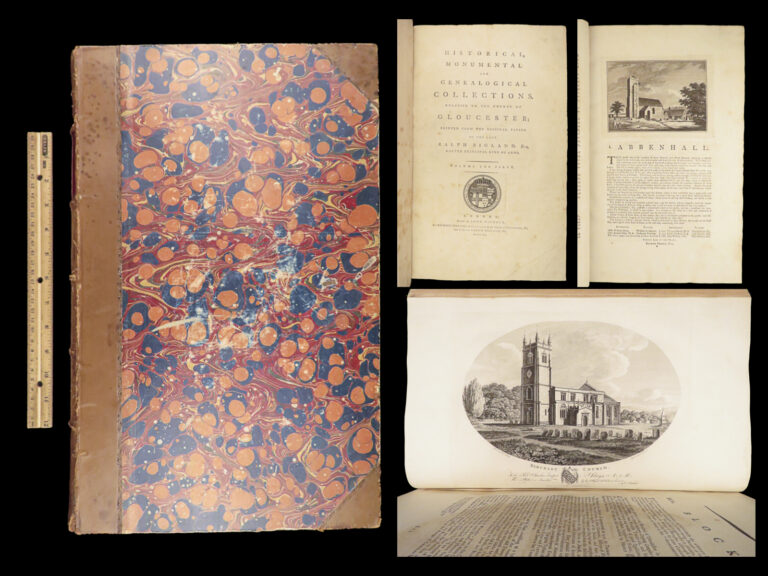 Image of Historical Collections – Ralph Bigland – 1791 | First Edition, Illustrated Cathedrals