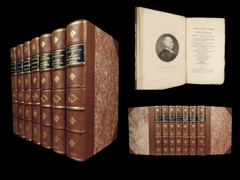 Image of Biographical History of England – James Granger – 1804 | Stunning 7vol Set