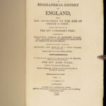 Biographical History of England – James Granger – 1804 | Stunning 7vol Set