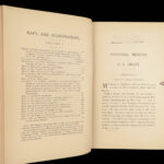 1885 General Ulysses S. Grant 1ed Civil War Memoirs of Union Illustrated MAPS 2v
