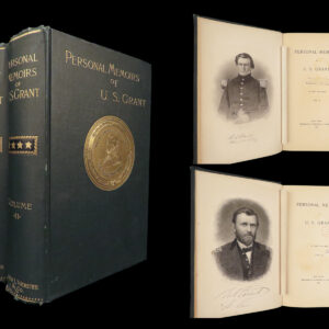 1885 General Ulysses S. Grant 1ed Civil War Memoirs of Union Illustrated MAPS 2v