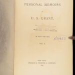 1885 General Ulysses S. Grant 1ed Civil War Memoirs of Union Illustrated MAPS 2v