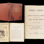1876 Grimm’s Goblins 1ed Fairy Tales Cruikshank Rumpelstiltskin English Grimm