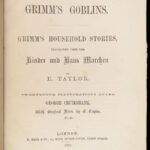 1876 Grimm’s Goblins 1ed Fairy Tales Cruikshank Rumpelstiltskin English Grimm