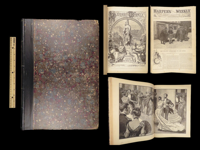 Image of Harper’s Weekly – 1885 | First Edition, Illustrated Folio | Grover Cleveland