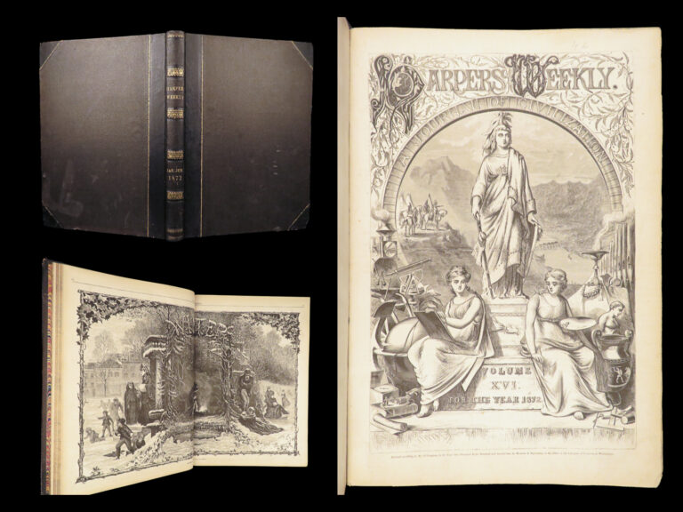 Image of Harper’s Weekly – 1872 | First Edition | Mormonism & Ku Klux Klan