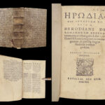 Herodiani De Romanorvm – Herodian – 1563 | Greek & Latin Parallel, Poliziano