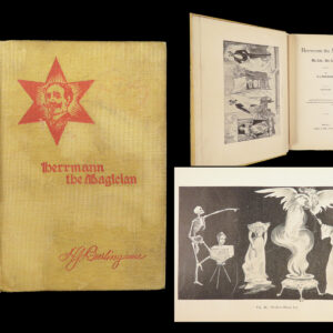 Herrmann the Magician – H.J. Burlingame – 1897 | First Edition, Illustrated Magic Tricks