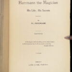 Herrmann the Magician – H.J. Burlingame – 1897 | First Edition, Illustrated Magic Tricks