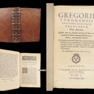 Historiae Francorum – Gregory of Tours – 1610 | Ten Books of Histories