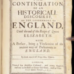 An Historicall Discourse – Nathaniel Bacon – 1672 | Secret Printing of History of England