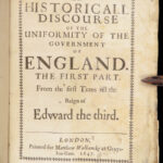 An Historicall Discourse – Nathaniel Bacon – 1672 | Secret Printing of History of England