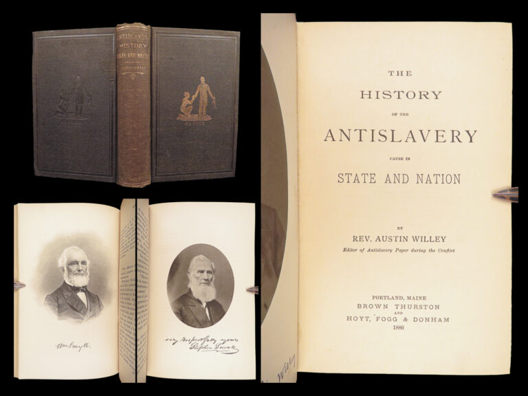 Image of History of the Antislavery Cause –Willey – 1886 | Missouri Compromise, 19 Portraits