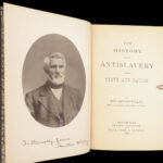 History of the Antislavery Cause –Willey – 1886 | Missouri Compromise, 19 Portraits