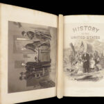 1876 History of United States Spencer Americana 4v Alonzo Chappell ART