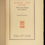 1925 – Along the Road – Aldous Huxley | First Edition |  Signed by Huxley