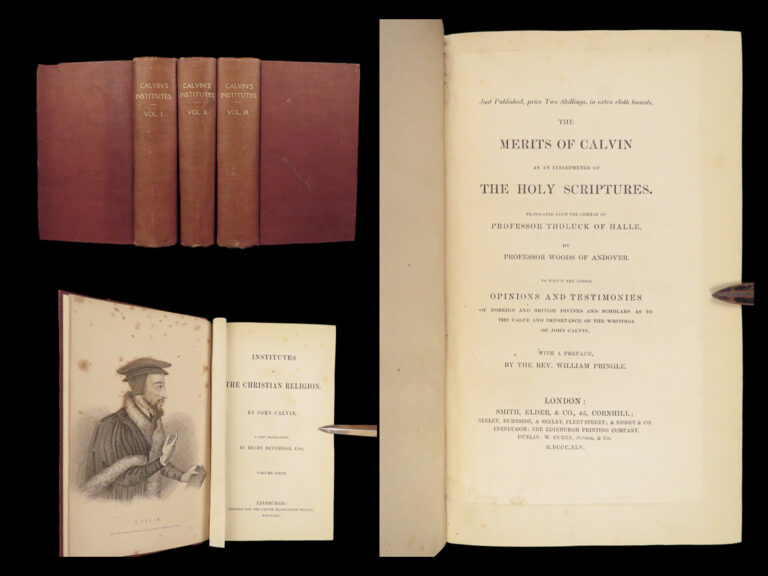 Image of Institutes of the Christian Religion – John Calvin – 1845 | Calvin Translation Society Edition