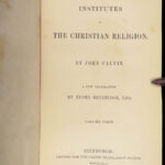 Institutes of the Christian Religion – John Calvin – 1845 | Calvin Translation Society Edition