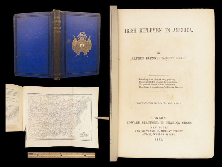 Image of 1875 1st ed Irish Riflemen in America – Leech | 1874 International Rifle Match
