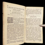 Institutiones – Justinian – 1641 | Roman Law Digest, Corpus Juris Civilis