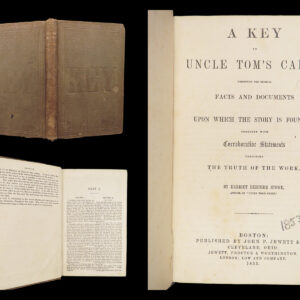 A Key to Uncle Tom's Cabin – Harriet Beecher Stowe – 1853 | First Edition