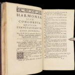 Harmonia Sive Concordia – Bernard Lamy – 1689 | First edition | Controversy, Maps