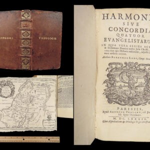 Harmonia Sive Concordia – Bernard Lamy – 1689 | First edition | Controversy, Maps
