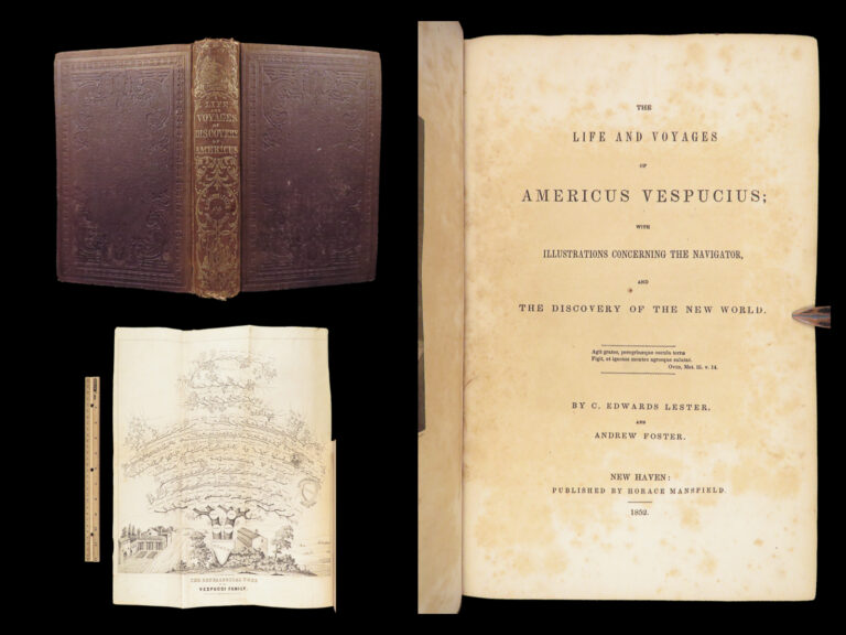 Image of Voyages of Americus Vespucius – Lester – 1852 | Includes Toscanelli-Columbus Letters