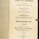 Real Life in London – Pierce Egan – 1821 | First Edition, 2 Volumes, Color Plates