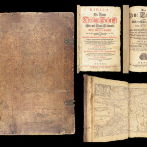 Biblia – Holy Bible – 1736 | Martin Luther Translation, Enormous Basel Folio