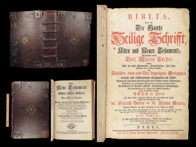 Image of Biblia – Holy Bible – 1778 | Martin Luther Translation, Basel Folio, Woodcuts